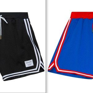Brand New! 2-Pack Mitchell & Ness Game Day Mesh Shorts Size Large Free Shipping